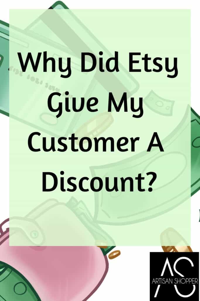 ¿Por qué Etsy le dio un descuento a mi cliente? – Comprador Artesano